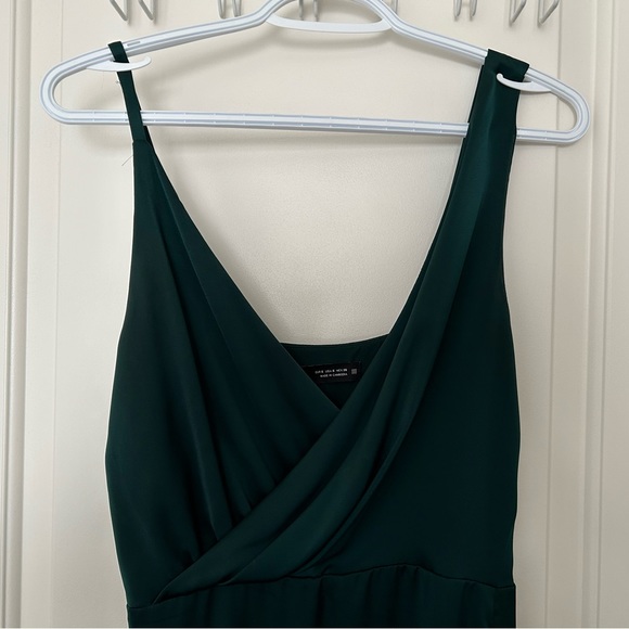 EUC Beautiful Dark Green Midi Dress- Zara, Women’s Size Small. - Picture 2 of 7